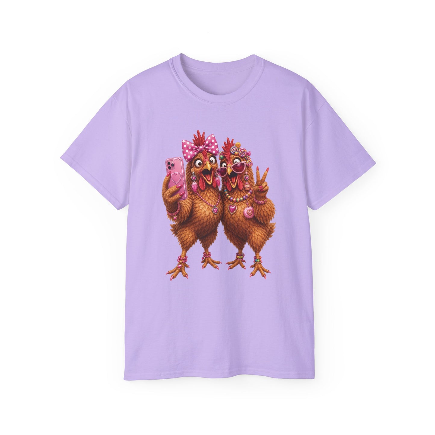 Chicken Selfie Graphic Tee