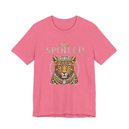 Spoiled Leopard Tee — Crowned Leopard Graphic T-Shirt