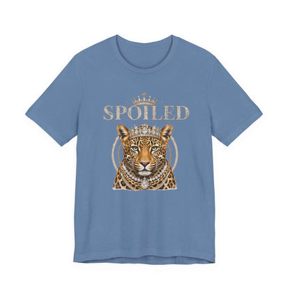 Spoiled Leopard Tee — Crowned Leopard Graphic T-Shirt