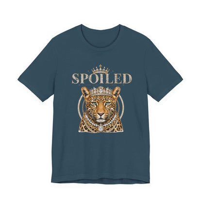 Spoiled Leopard Tee — Crowned Leopard Graphic T-Shirt