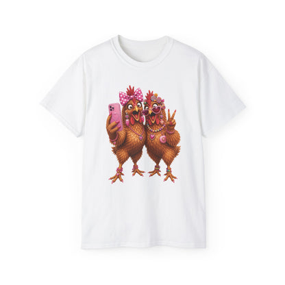 Chicken Selfie Graphic Tee