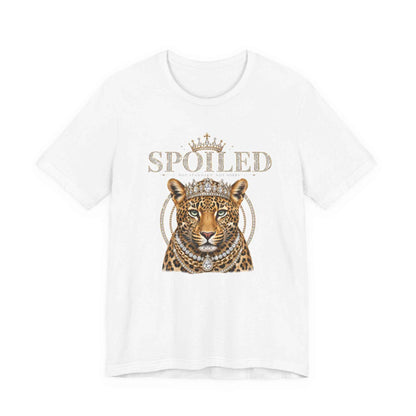 Spoiled Leopard Tee — Crowned Leopard Graphic T-Shirt