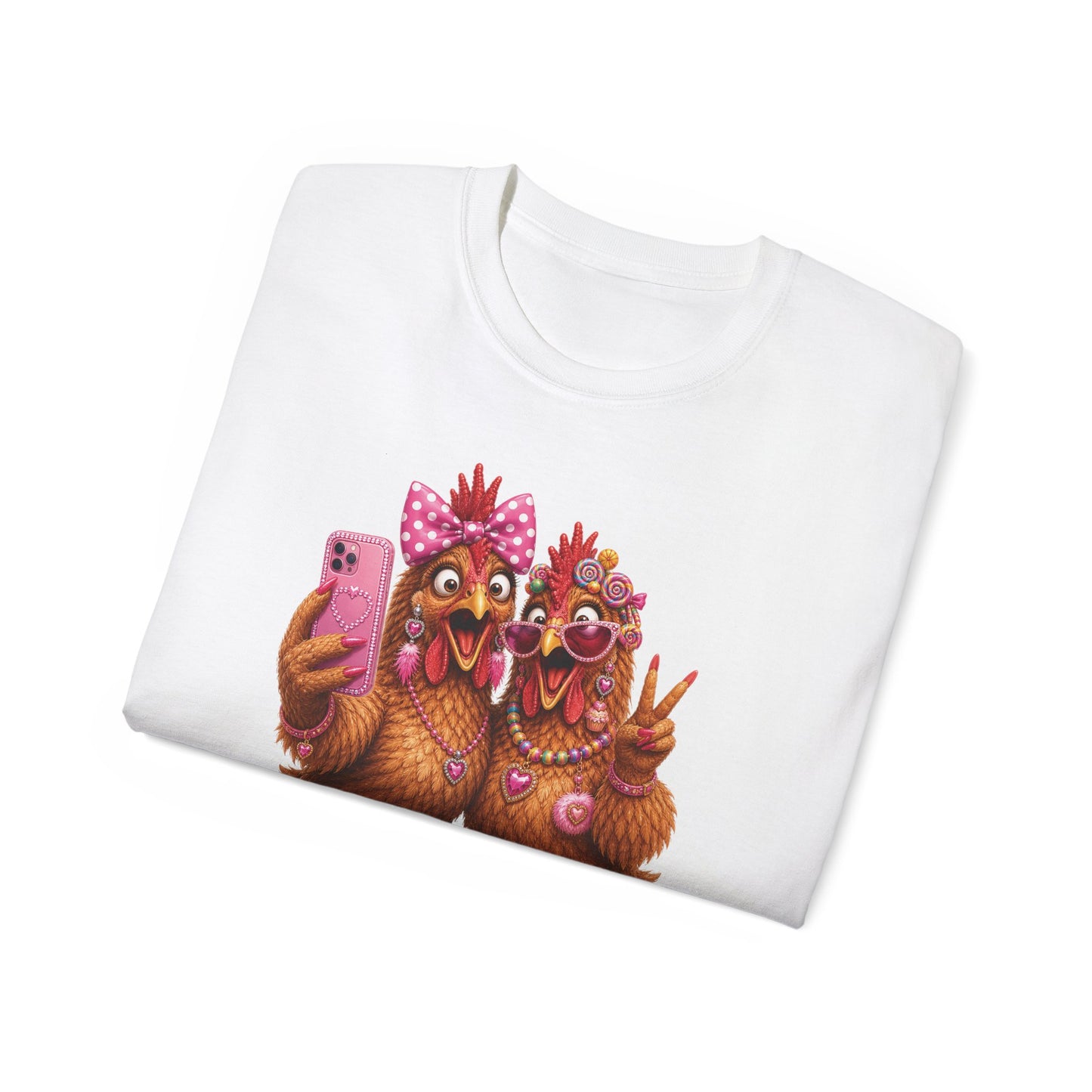 Chicken Selfie Graphic Tee