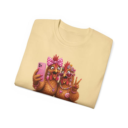 Chicken Selfie Graphic Tee