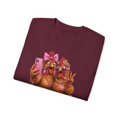 Chicken Selfie Graphic Tee