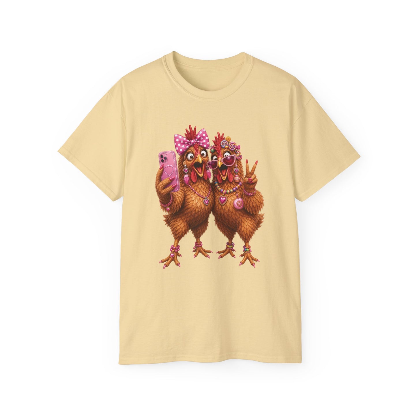 Chicken Selfie Graphic Tee