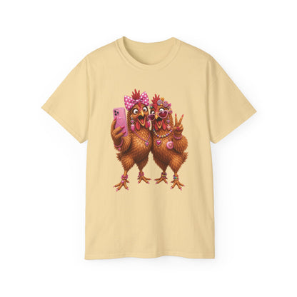 Chicken Selfie Graphic Tee