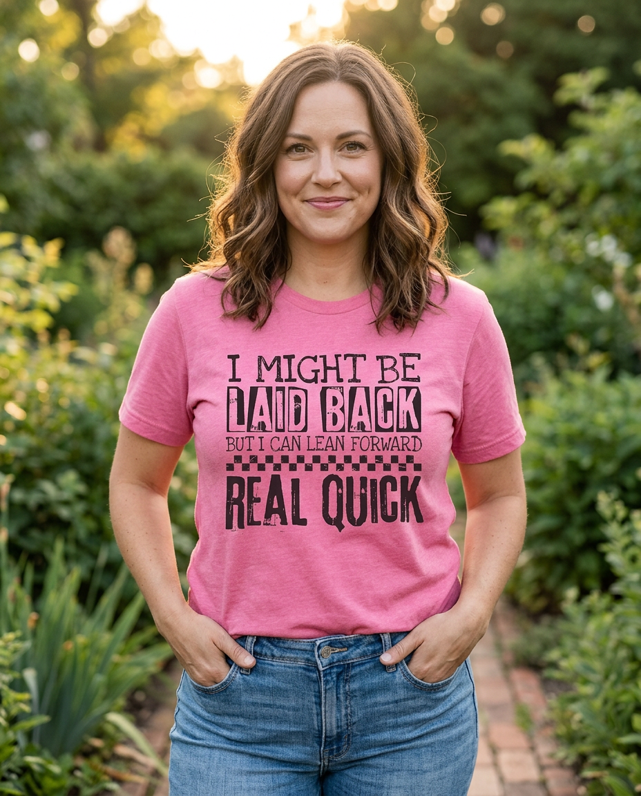 Laid Back But Ready Graphic Tee