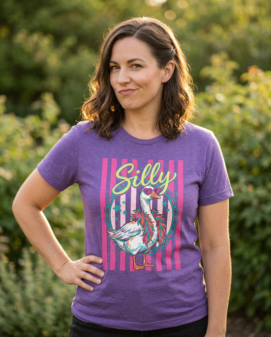 Retro Silly Goose Graphic Tee