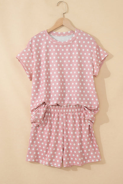 Polka Dot Top & Shorts Set
