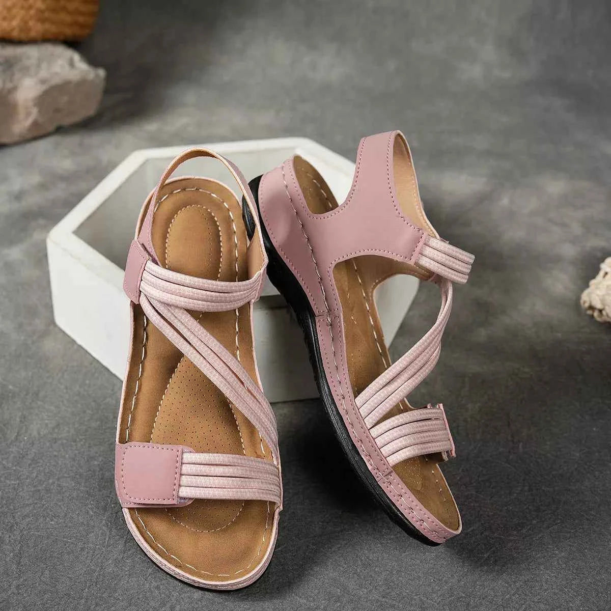 Open Toe Wedge Sandals